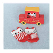  Red Cat Baby Socks