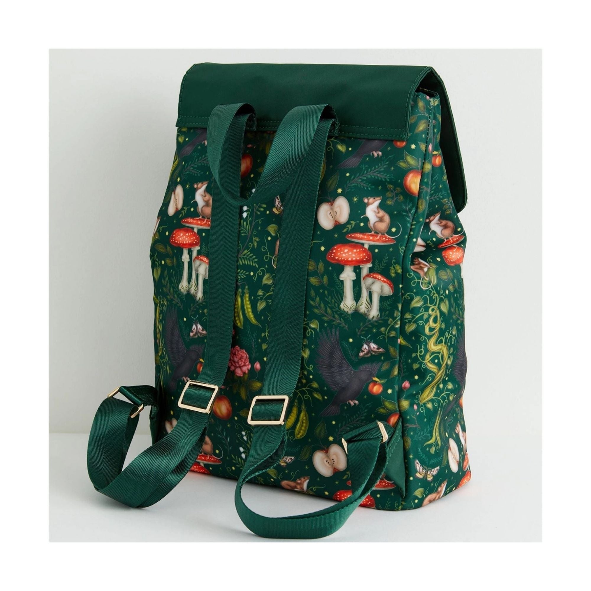 JUNZAN Mushrooms And Wild Berries Laptop Backpack 16 Inch School Travel - View #11