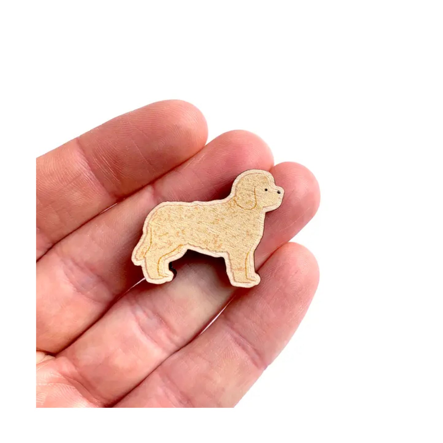 Cockapoo Wooden Pin