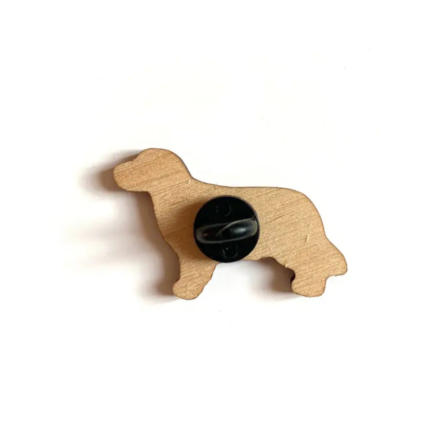 Golden Retriever Wooden Pin