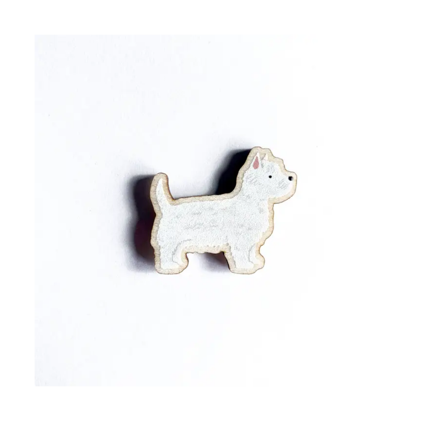 Westie Wooden Dog Pin