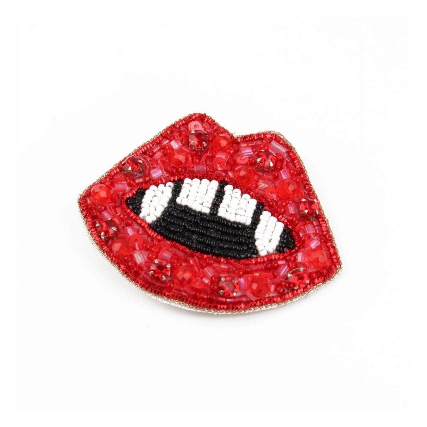 Vampire Lips Brooch