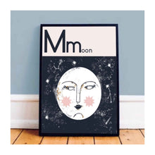  M for Moon Print