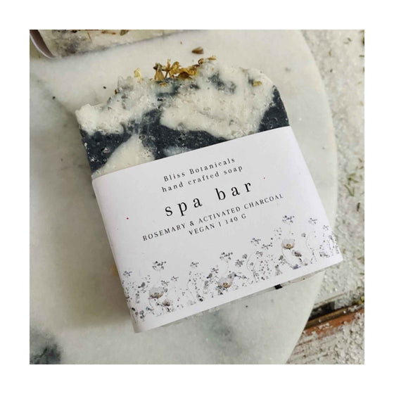 Rosemary and Activated Charcoal Spa Bar Soap