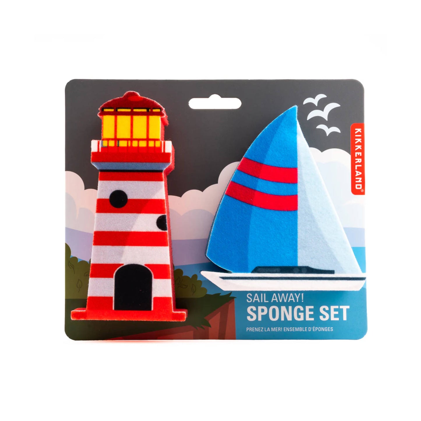 Lighthouse and Boat Sponges