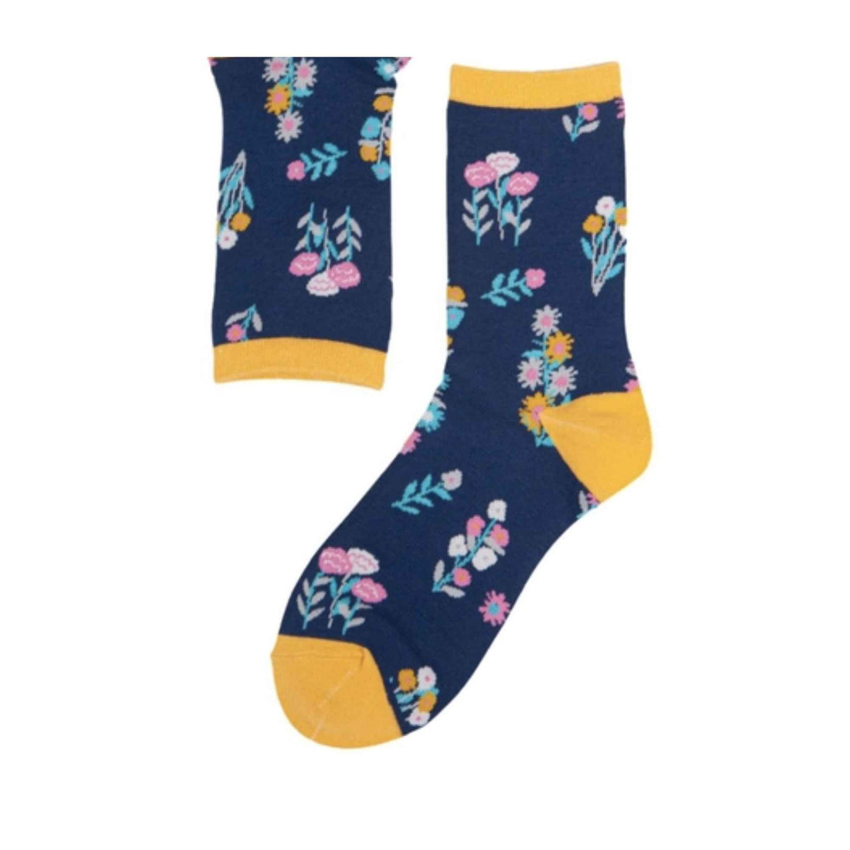 Wildflower Women's Bamboo Socks Harbour Lane Studio