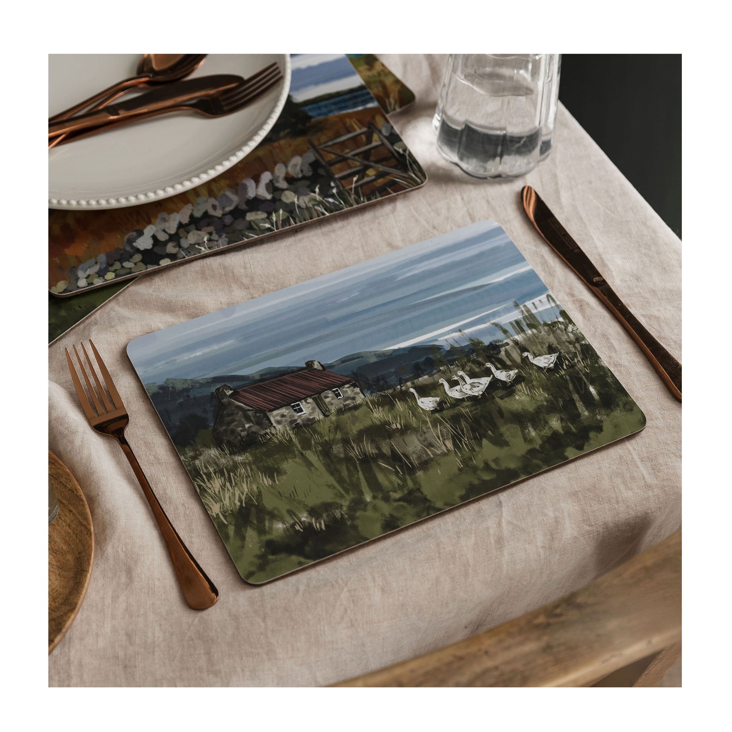 A Bothy Tablemats from Harbour Lane Studio.