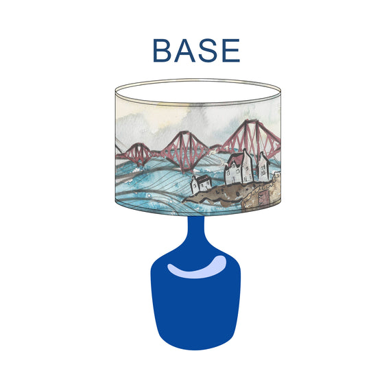Example of an illustrated lampshade by Tori Gray / Harbour Lane Studio