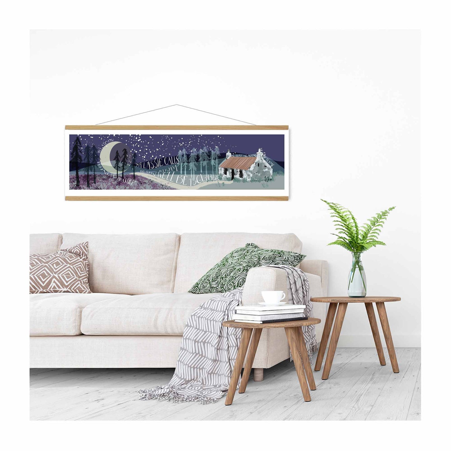 A Bothy Fine Art Print from Harbour Lane Studio.