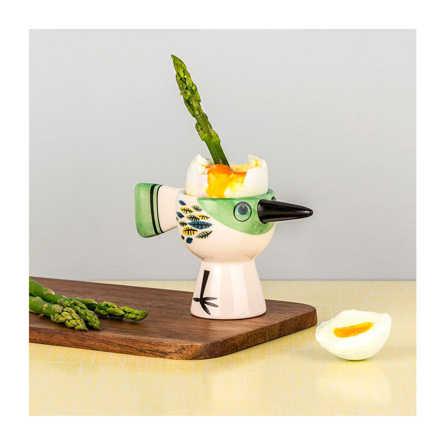 Green Bird Egg Cup