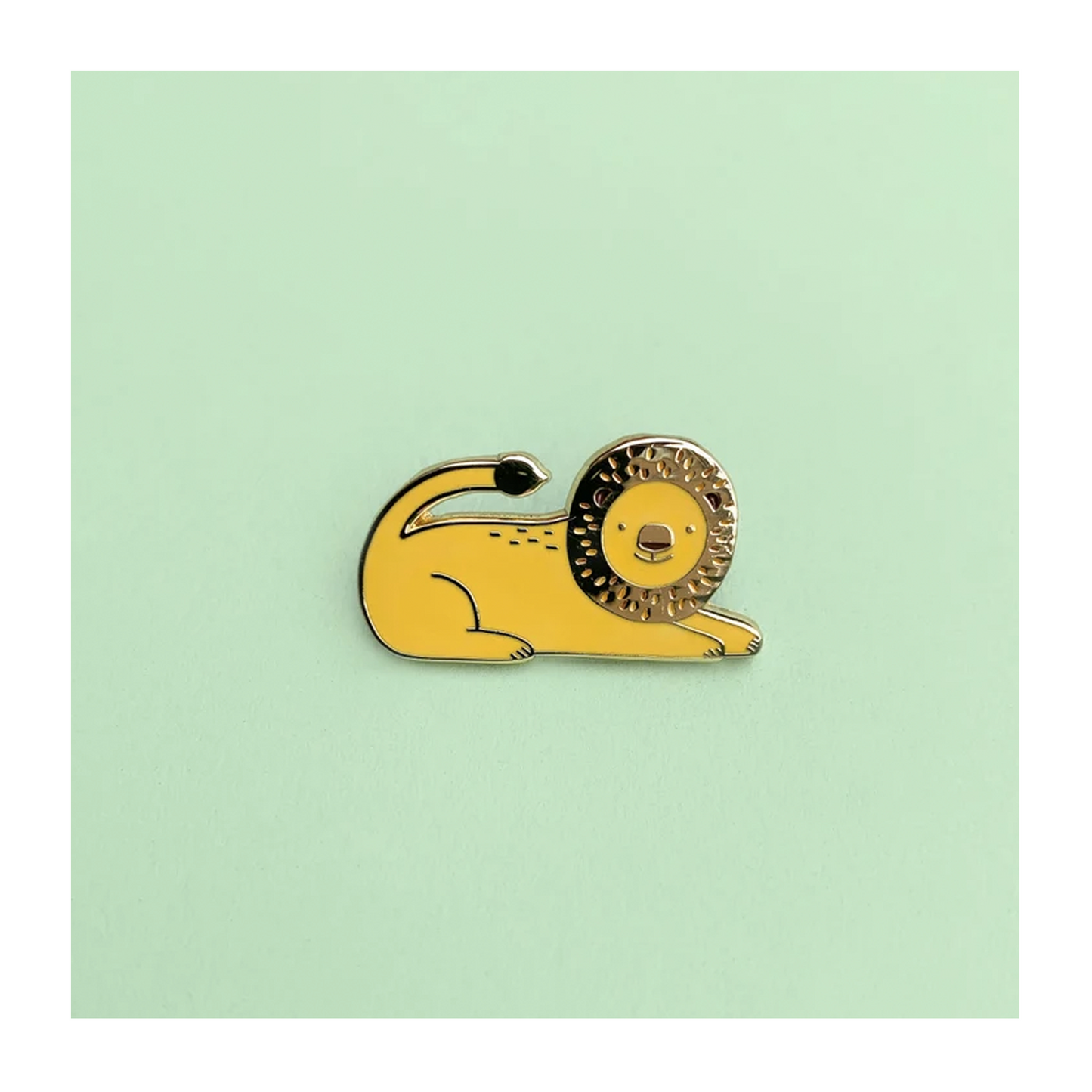 Lion Enamel Pin