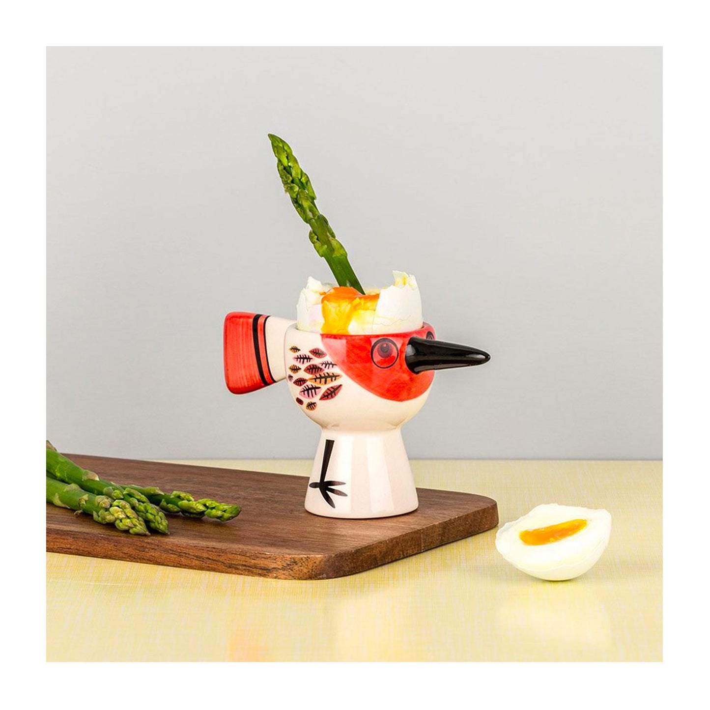 Red Bird Egg Cup