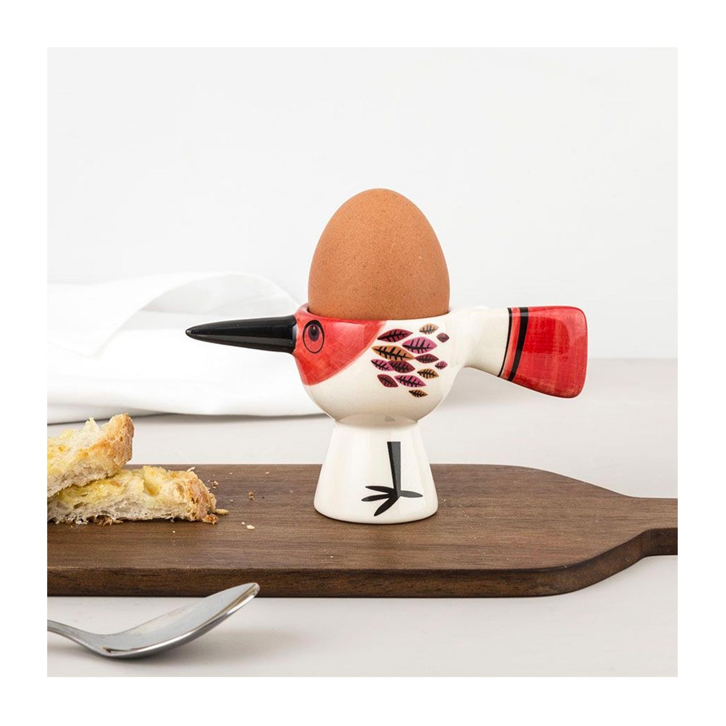 Red Bird Egg Cup
