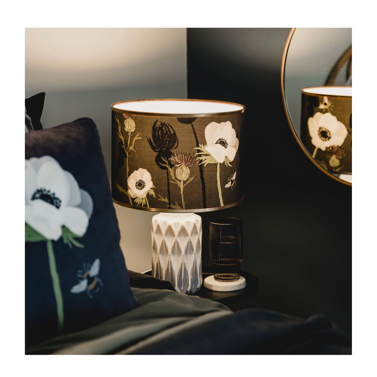 A Scottish Thistle Lampshade from Harbour Lane Studio.