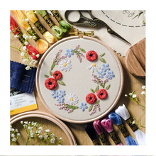  Beginners Embroidery Kit - 'Wildflower Wreath'