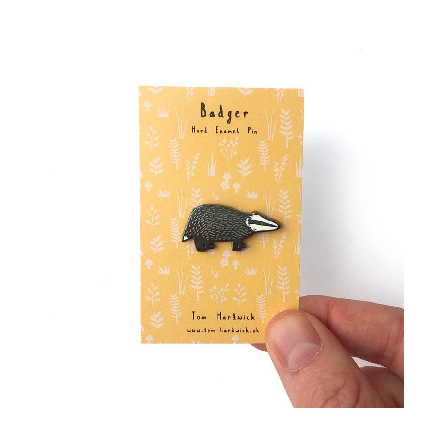 Badger Enamel Pin