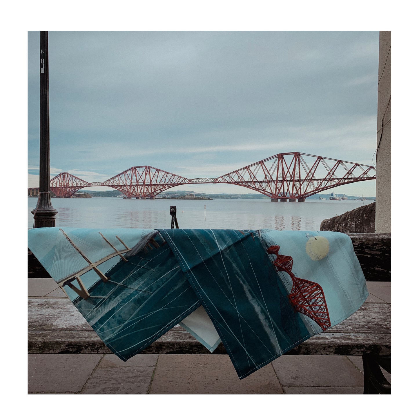 A Three Bridges Tea Towel from Harbour Lane Studio.