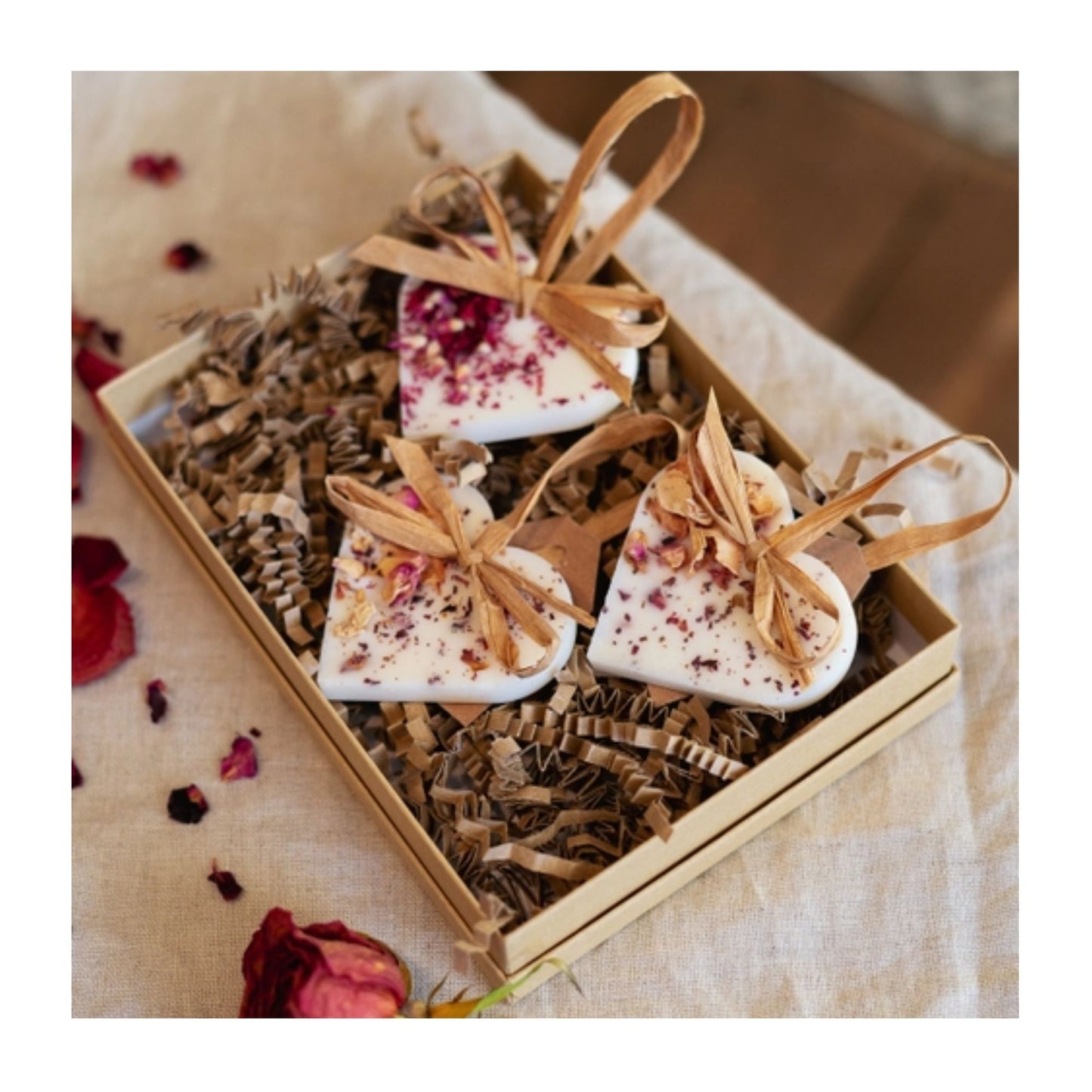 Rose and Lemon Heart Decoration