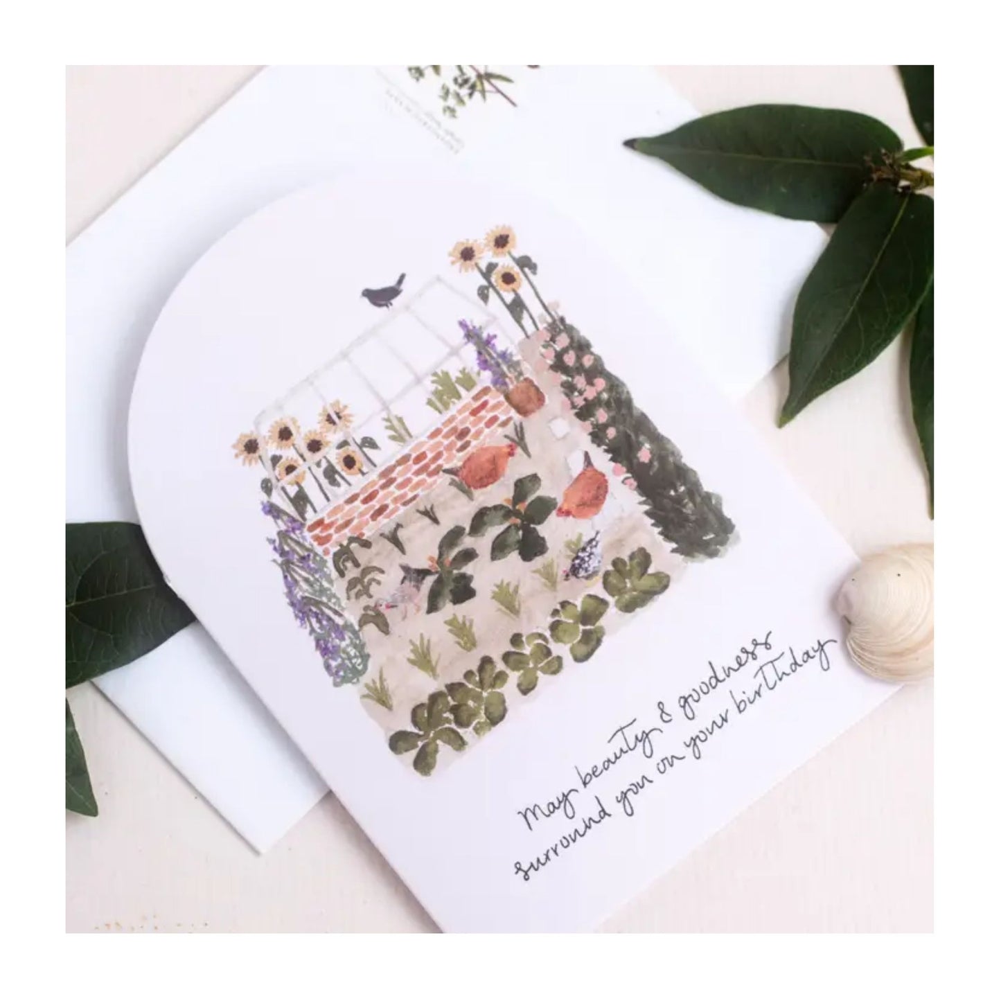Beauty and Goodness Birthday Card