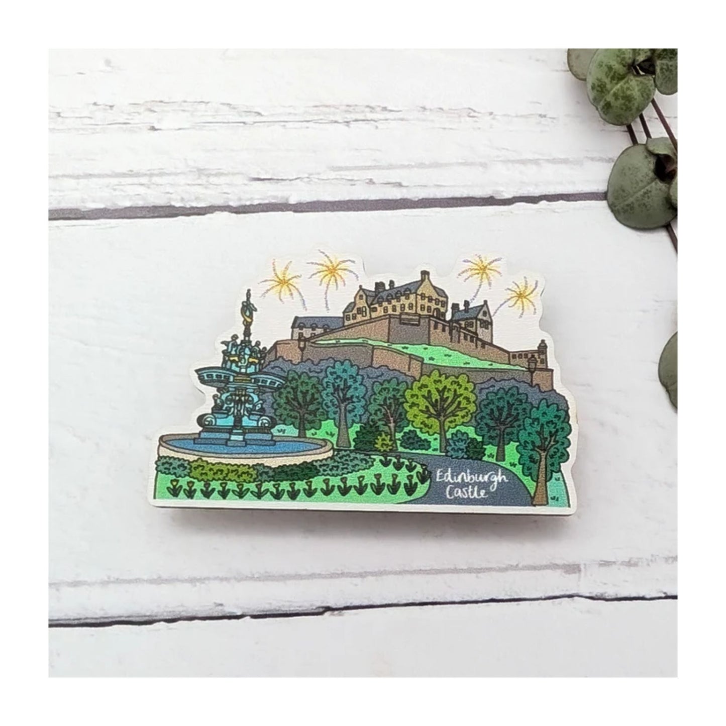 Edinburgh Castle Fridge Magnet