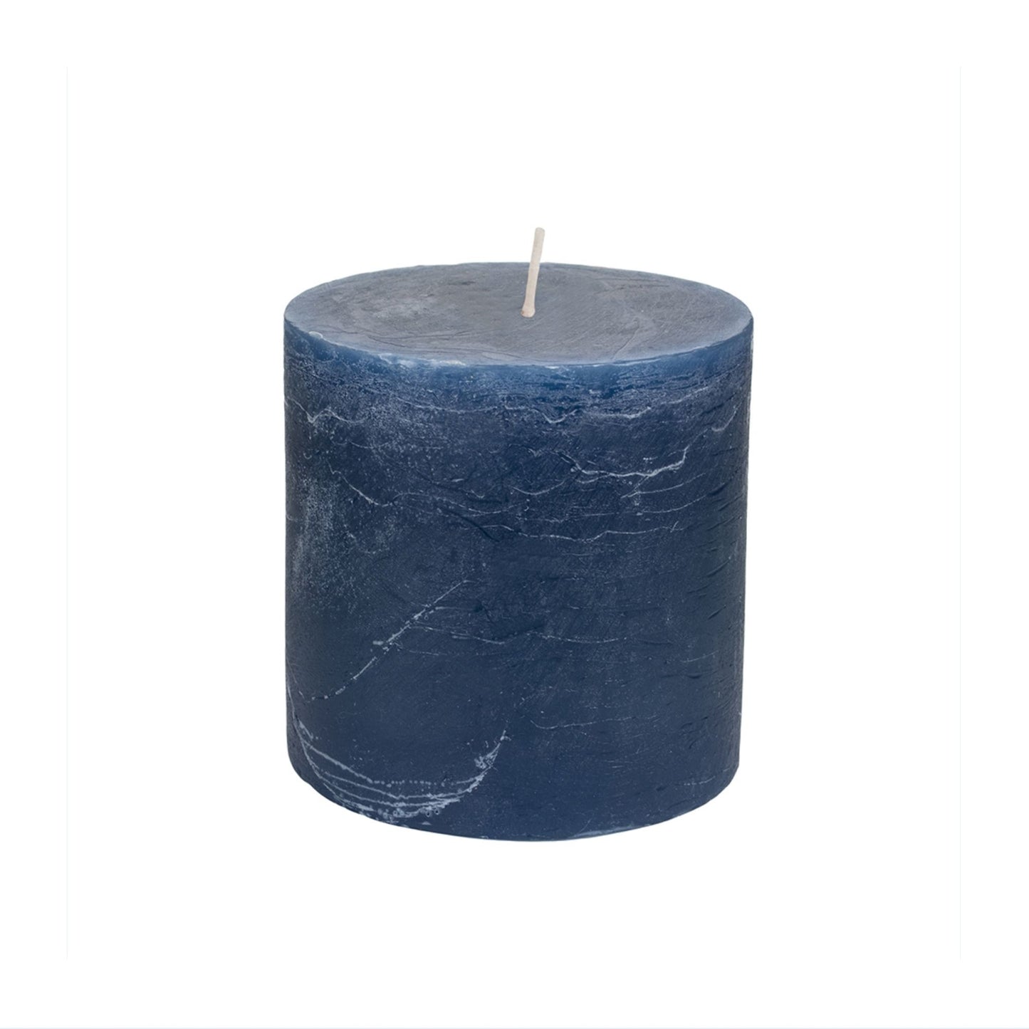 Inky Blue Pillar Candles