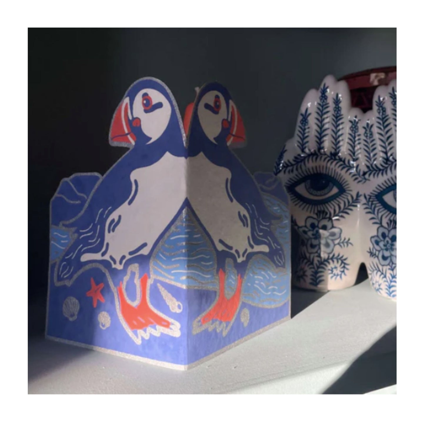 Puffin Fold Out Card