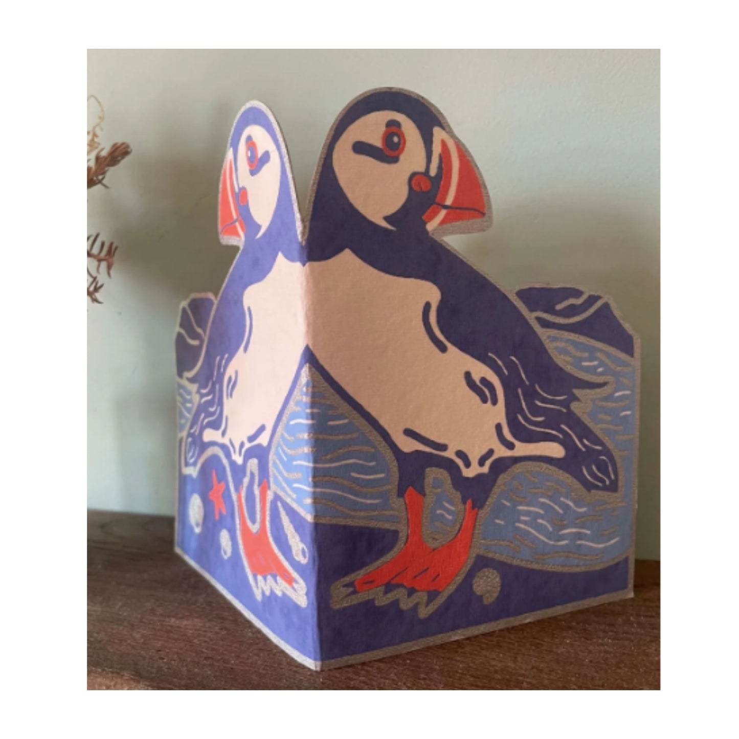 Puffin Fold Out Card