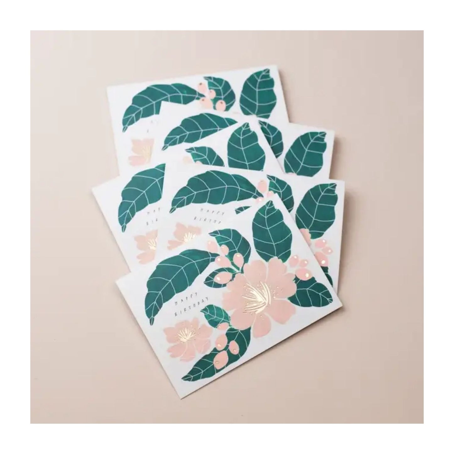 Happy Birthday Peony Card