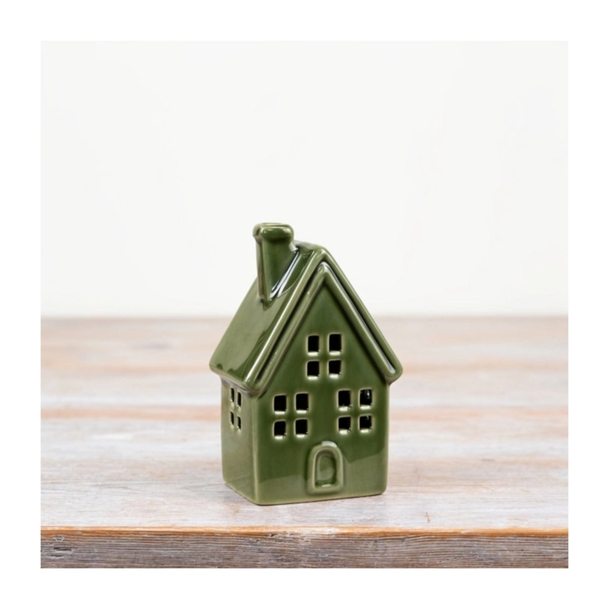 Green Ceramic LED House