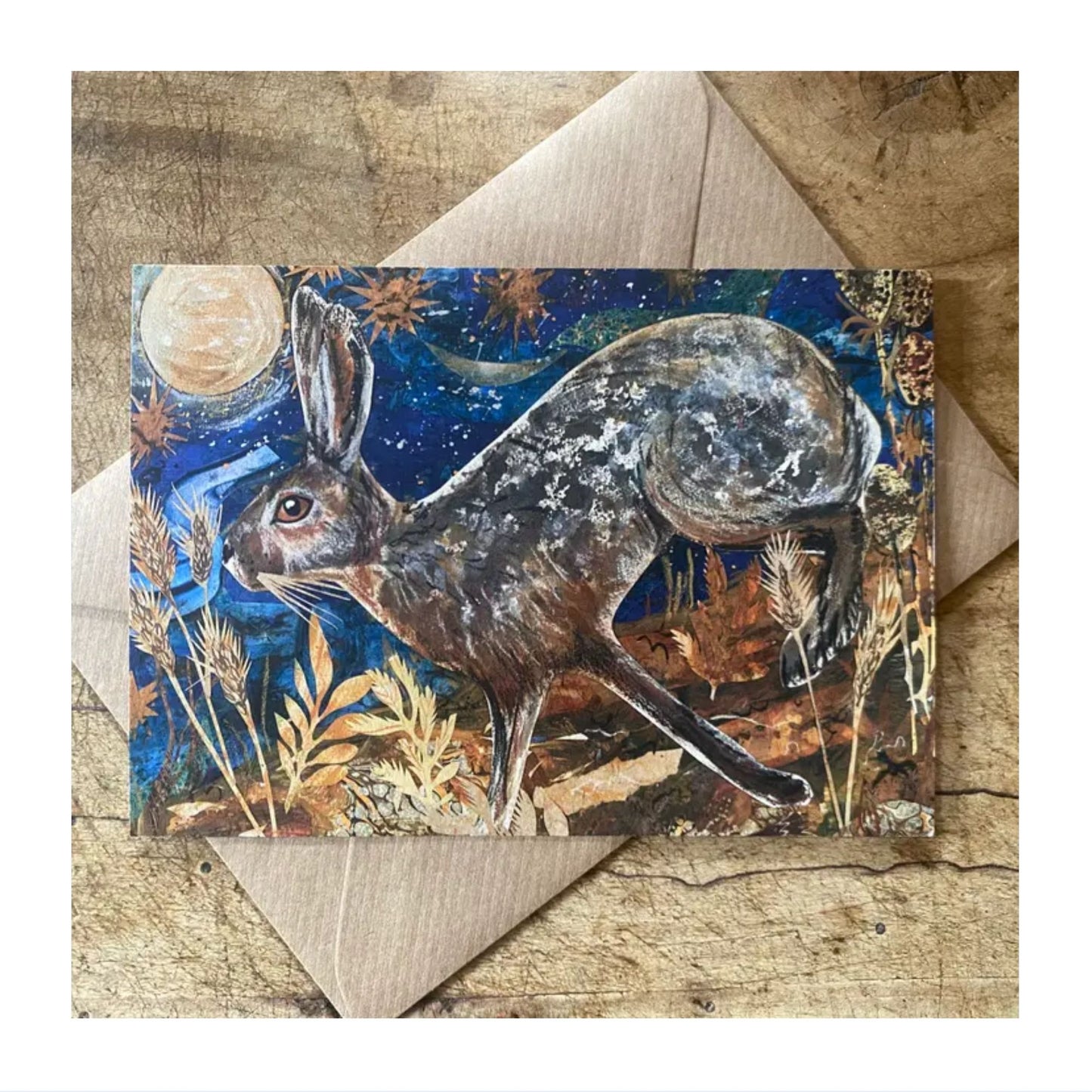 Autumn Hare Greeting Card