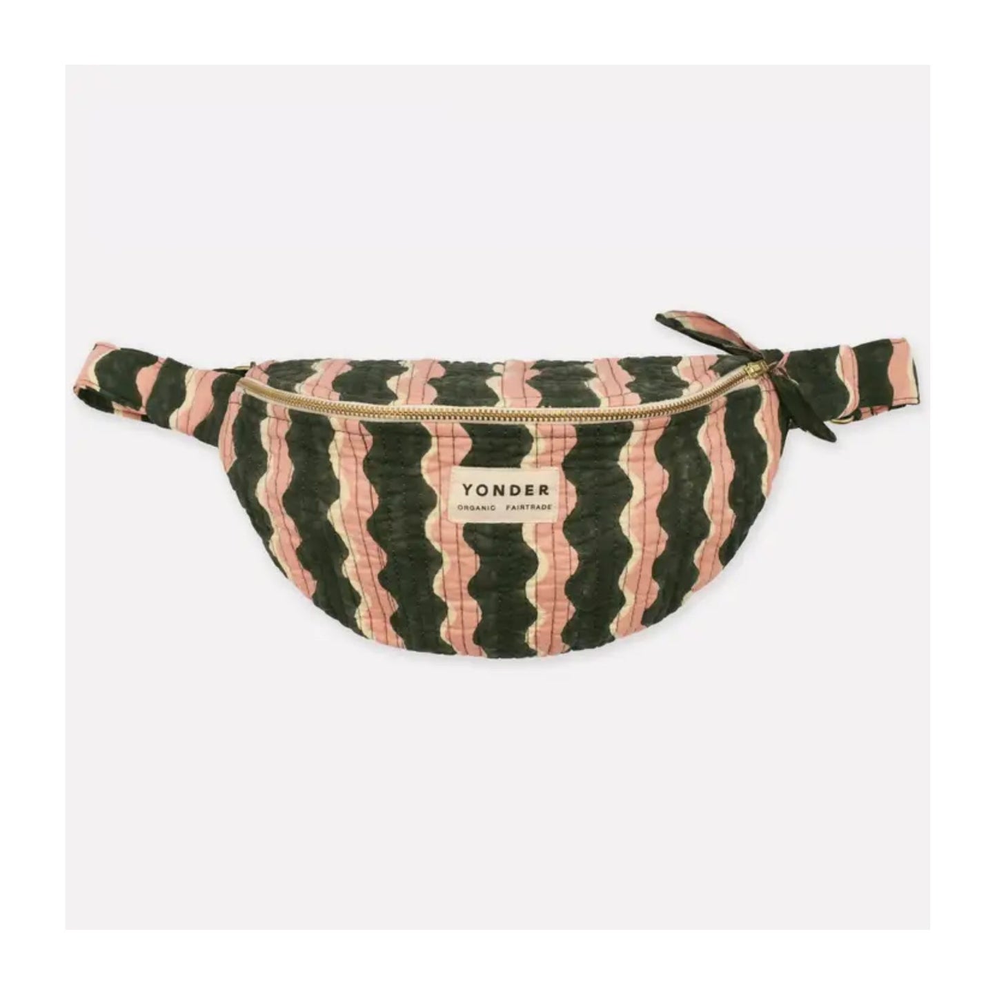 Whirly Fern Cotton Quilted Bumbag