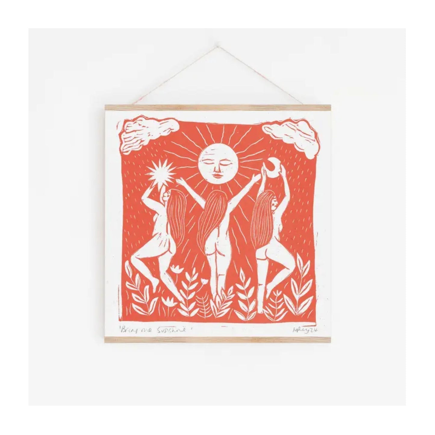 Bring Me Sunshine Risograph Print