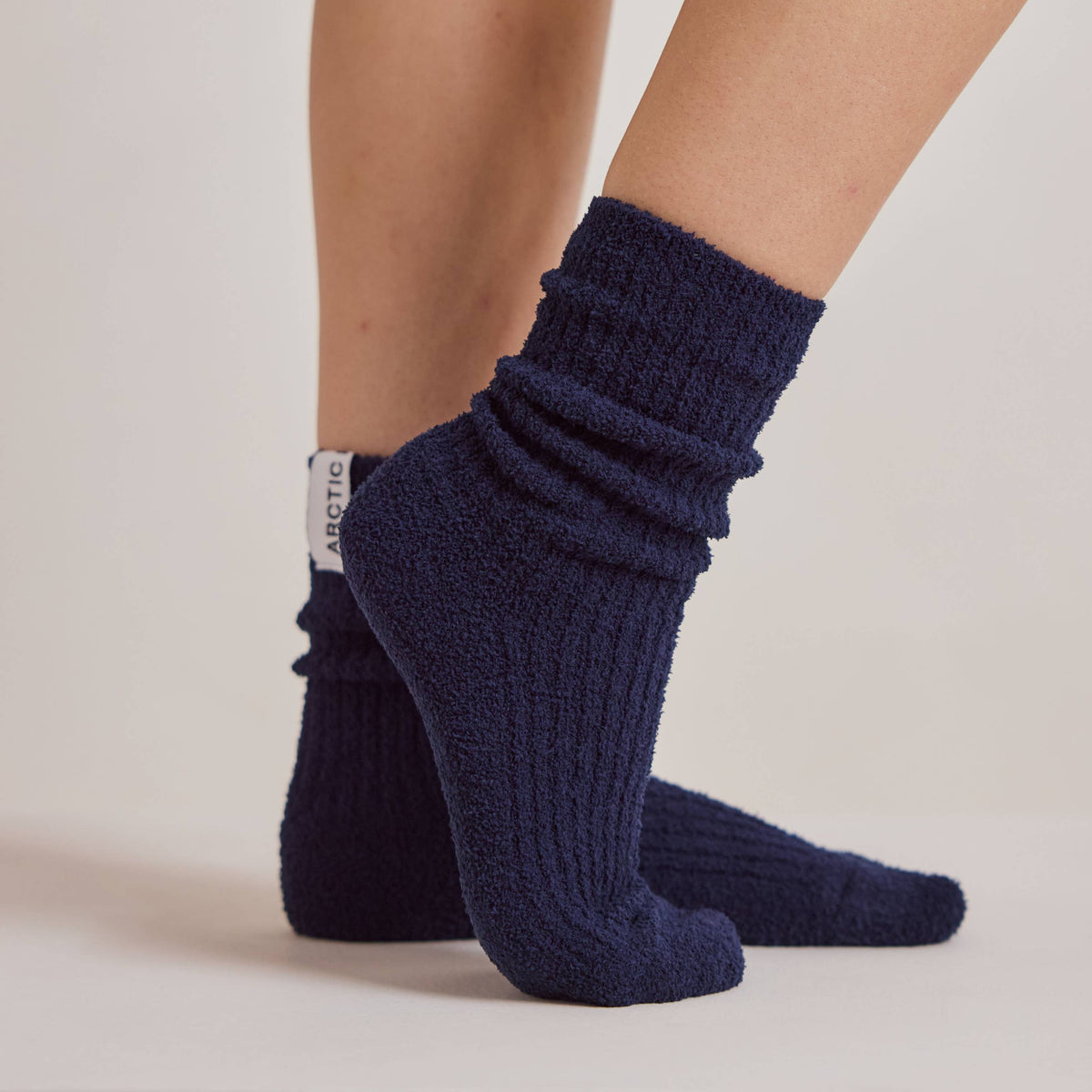 Navy Cosy Socks