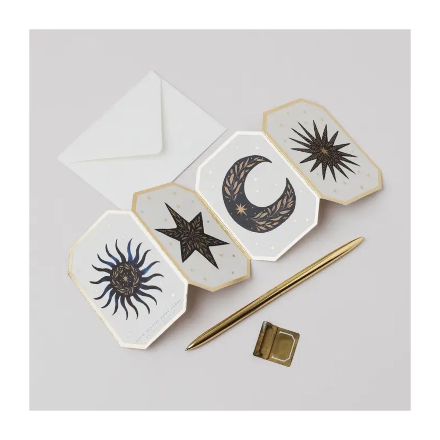 Celestial Mini Concertina Card