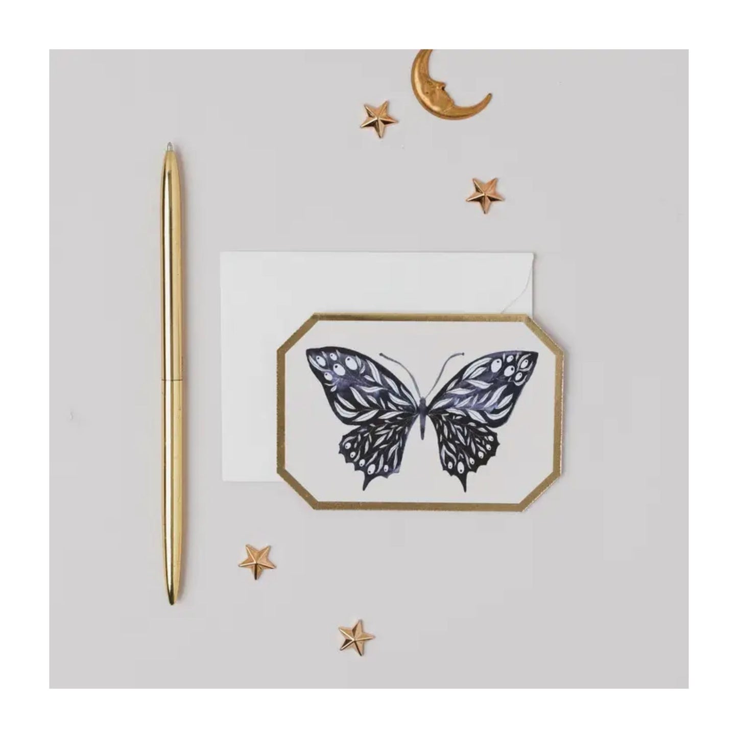 Blue Butterfly Mini Card
