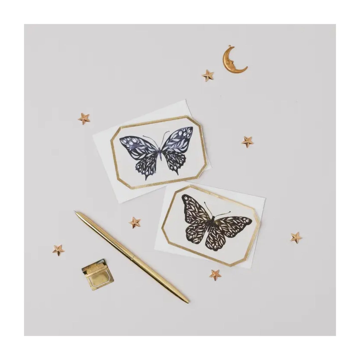 Blue Butterfly Mini Card