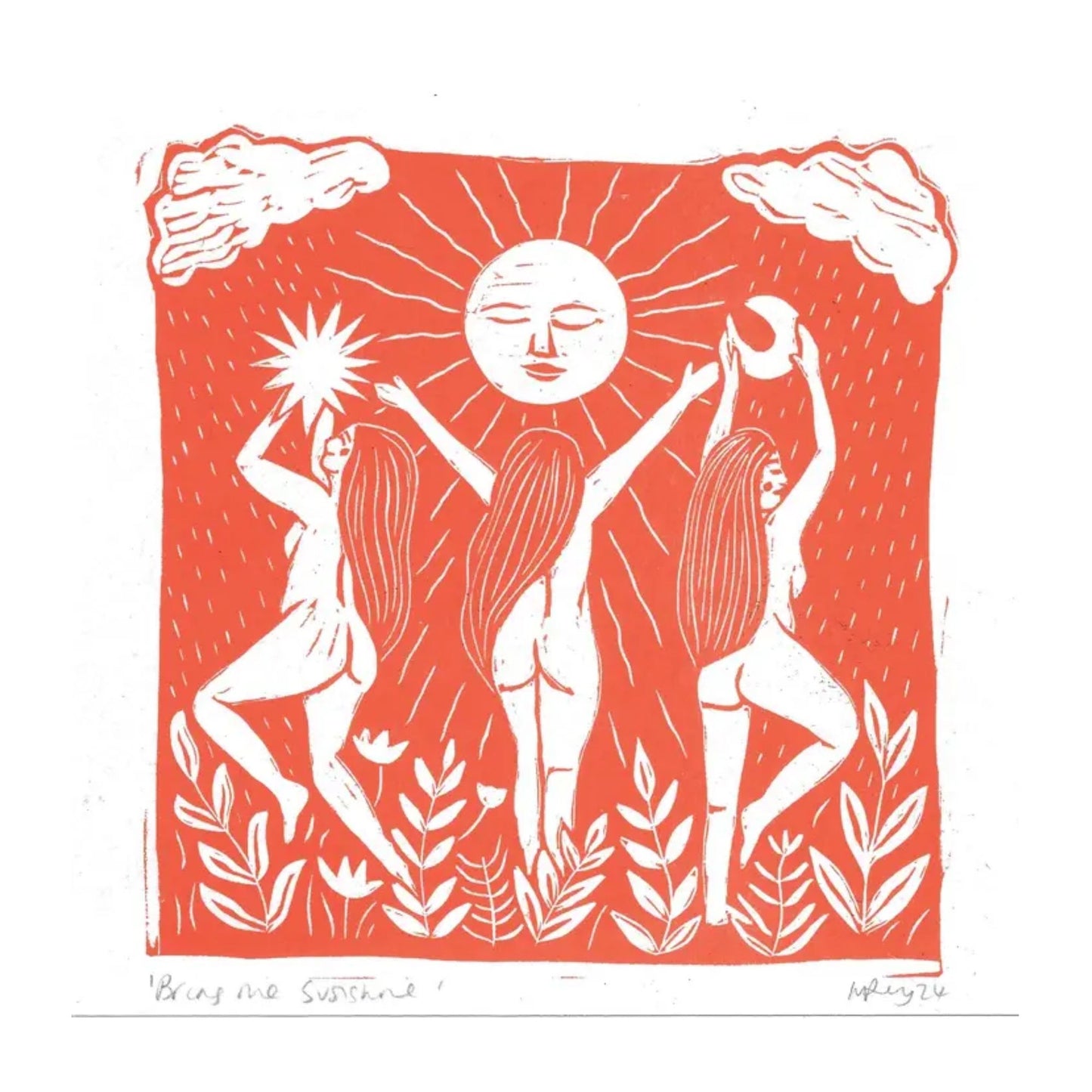 Bring Me Sunshine Risograph Print