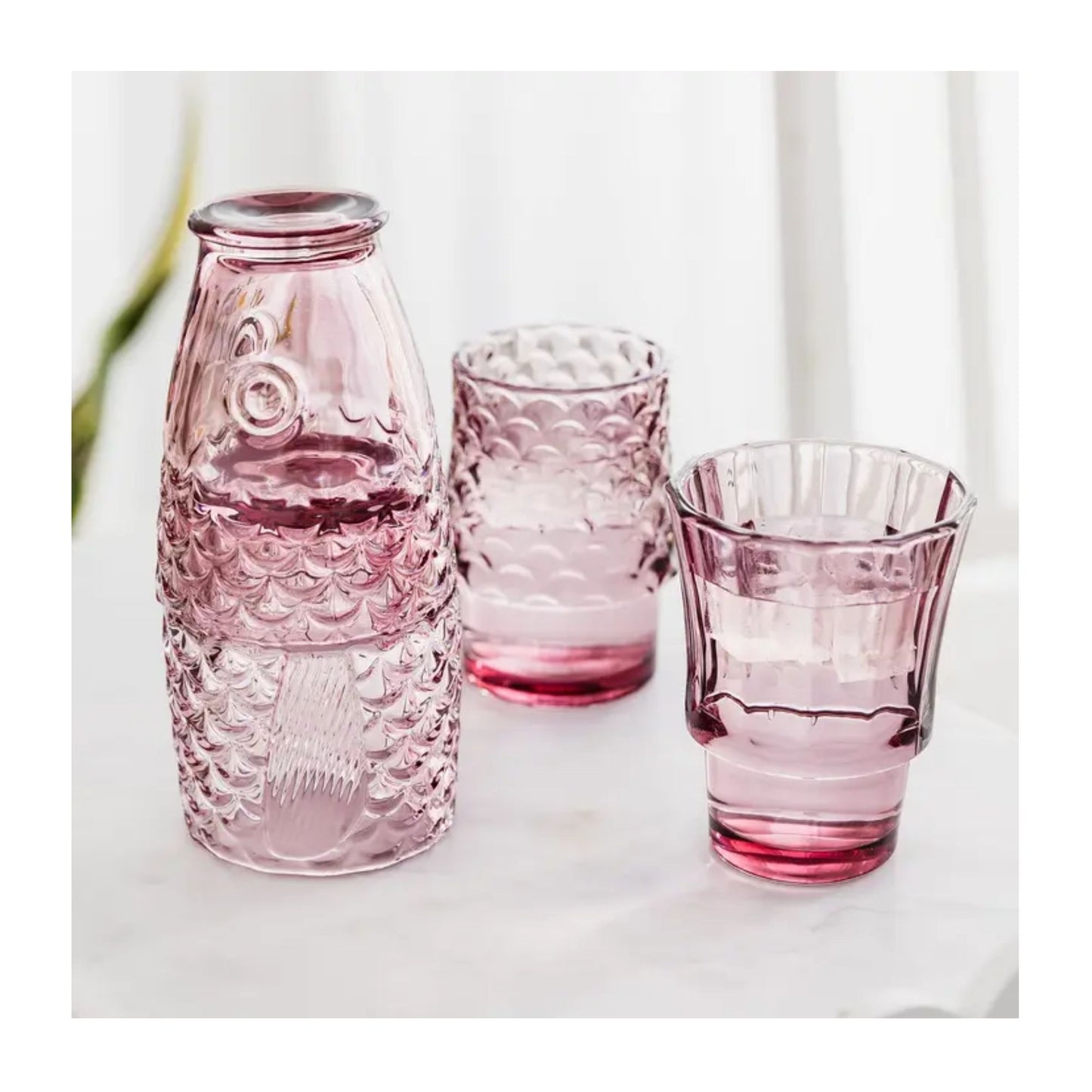 Stacking Fish Drinking Glasses