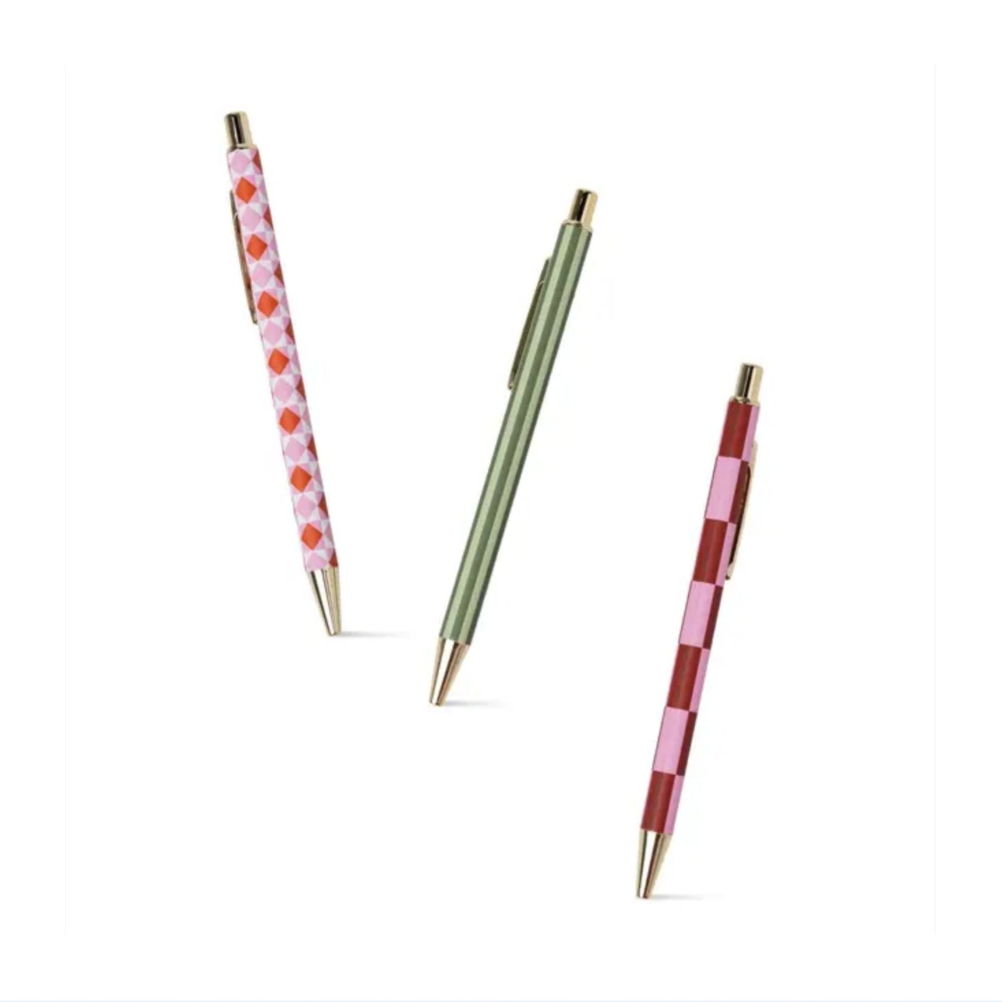 Patterned Pen Trio Set