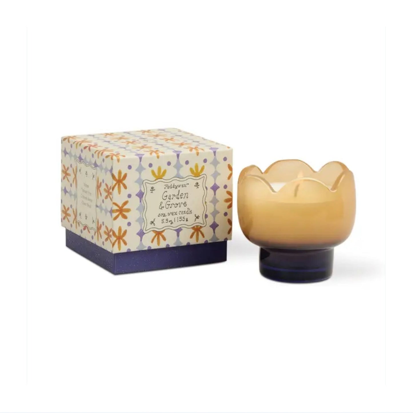 Garden & Grove Tulip Glass Candle