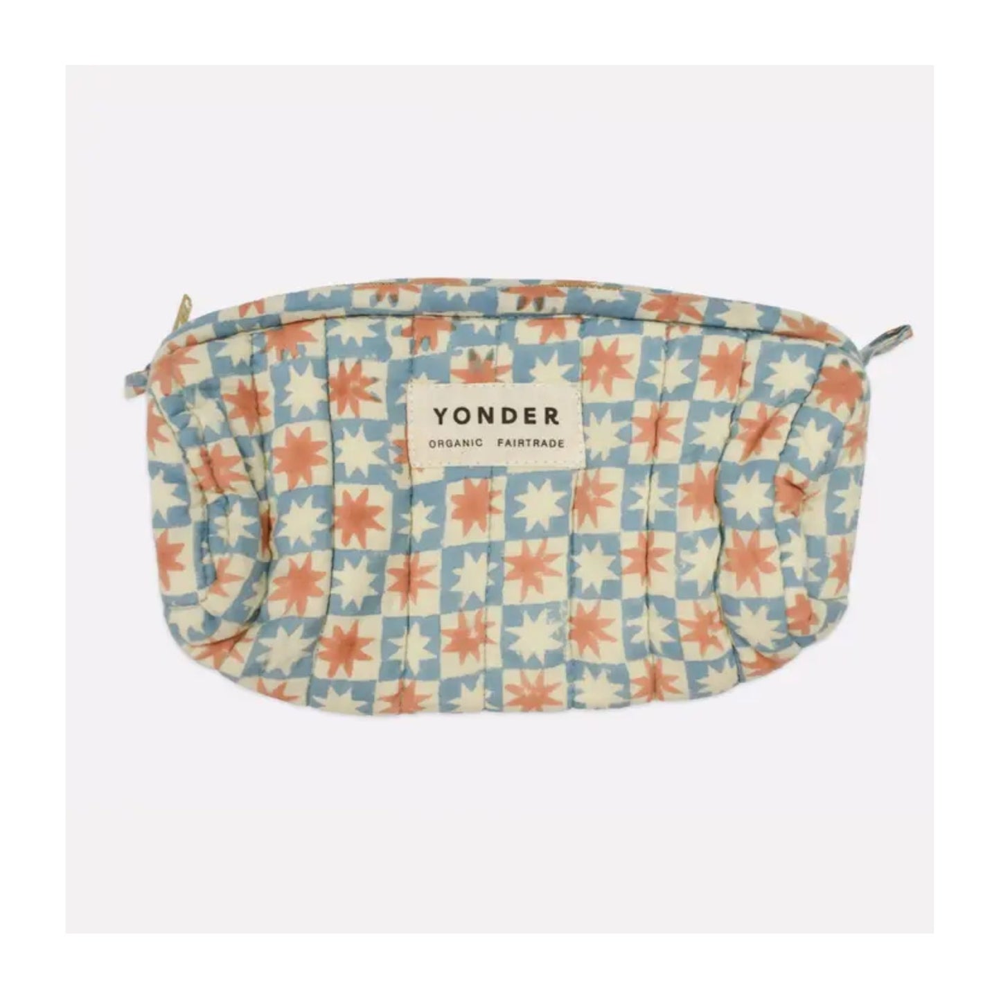 Pinwheel Quilted Zip Up Bag