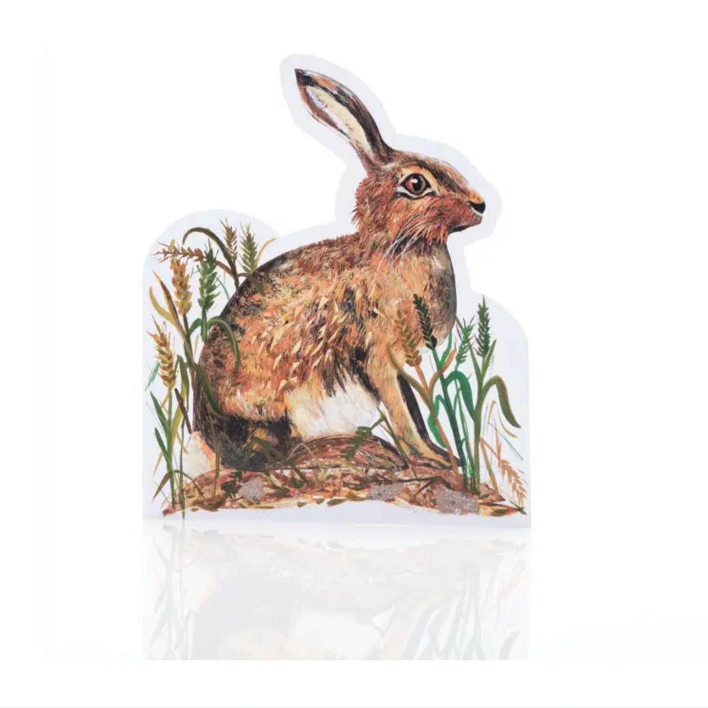 Barley Field Hare Greeting Card