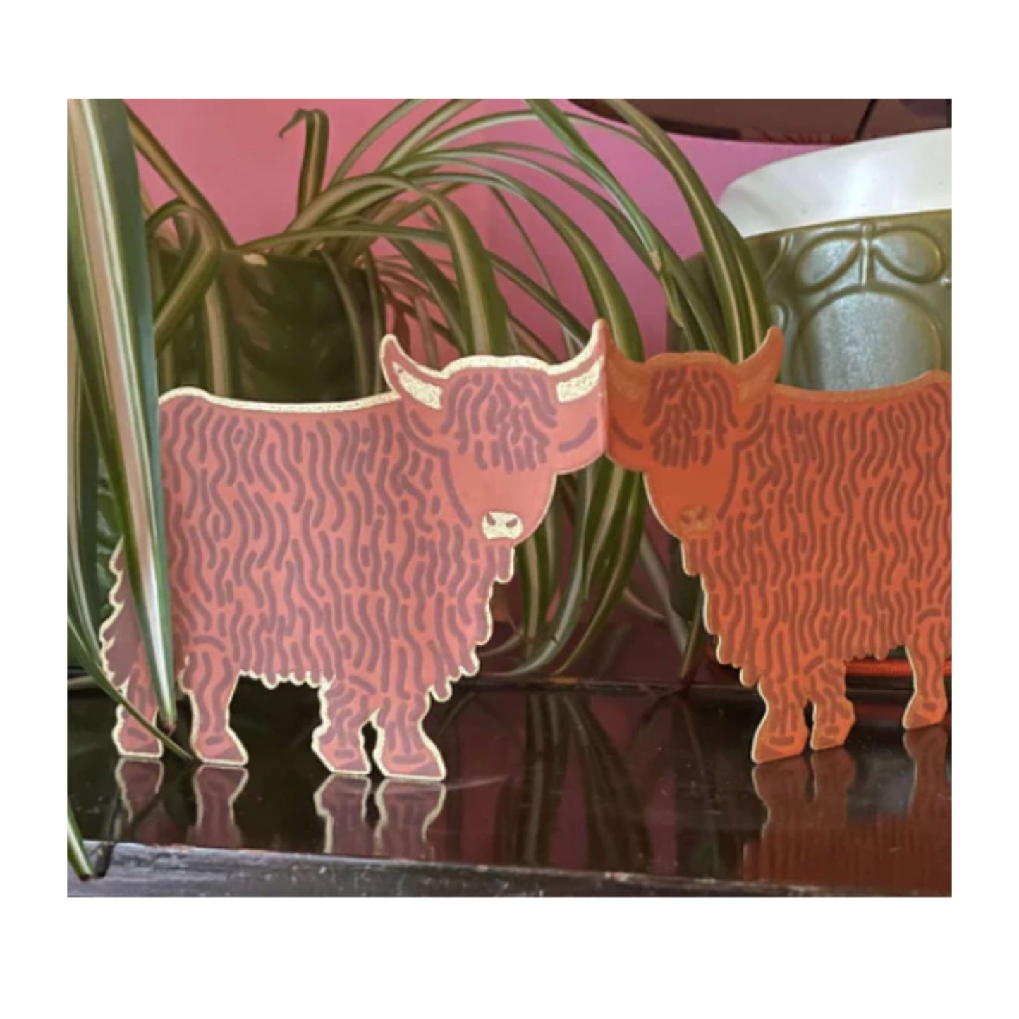 Highland Cow Fold Out Card