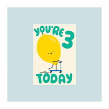  3rd Birthday Lemon Card