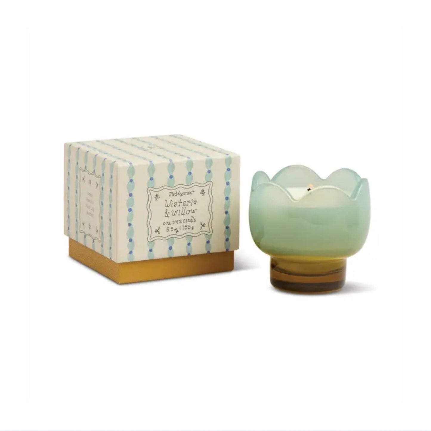 Wisteria & Willow Tulip Glass Candle