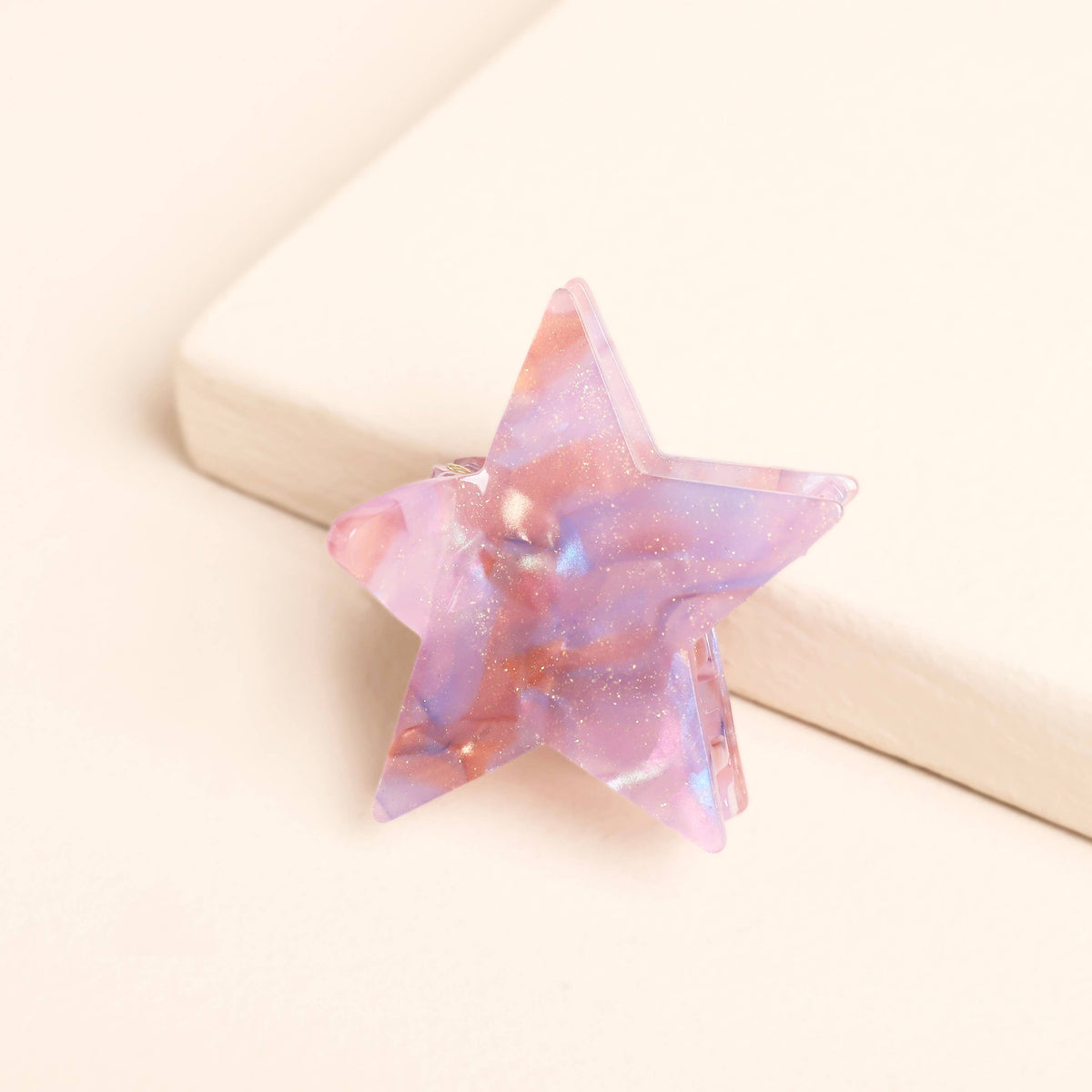 Mini Lilac Star Hair Clip
