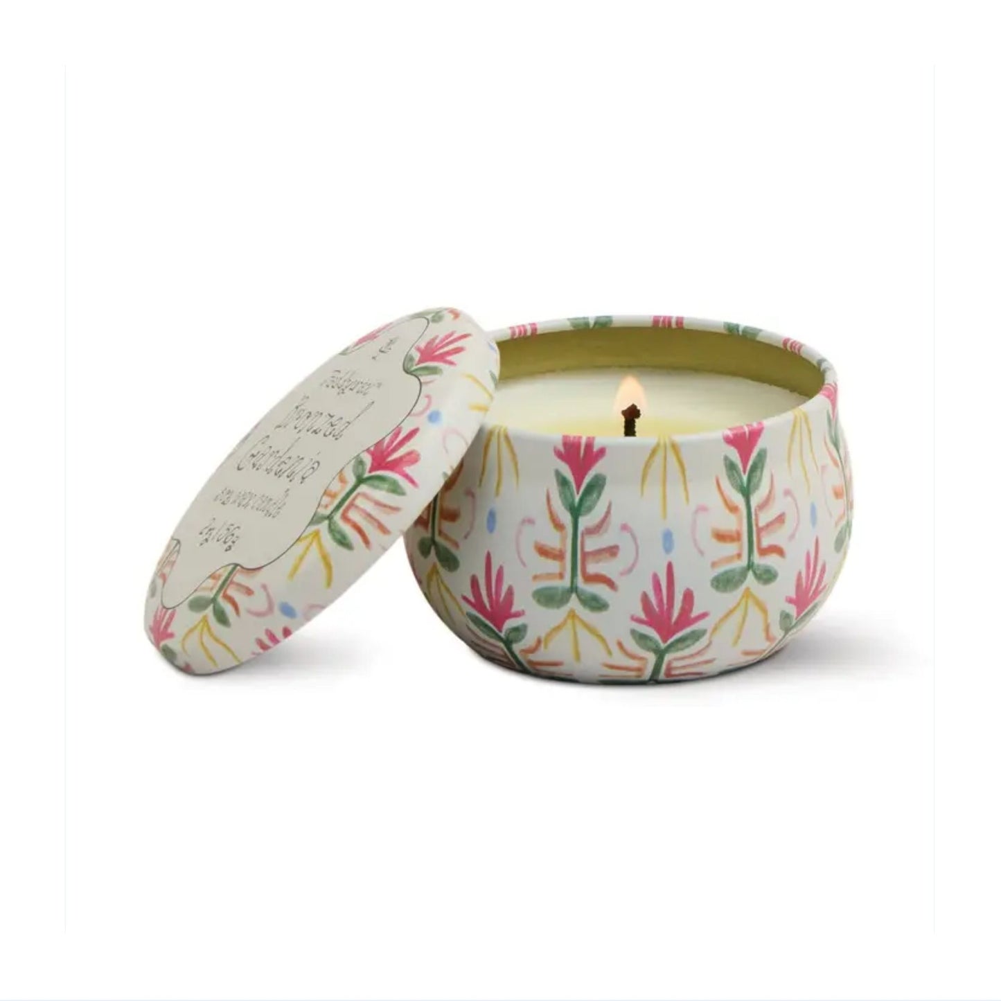 Bronzed Gardenia Tin Candle