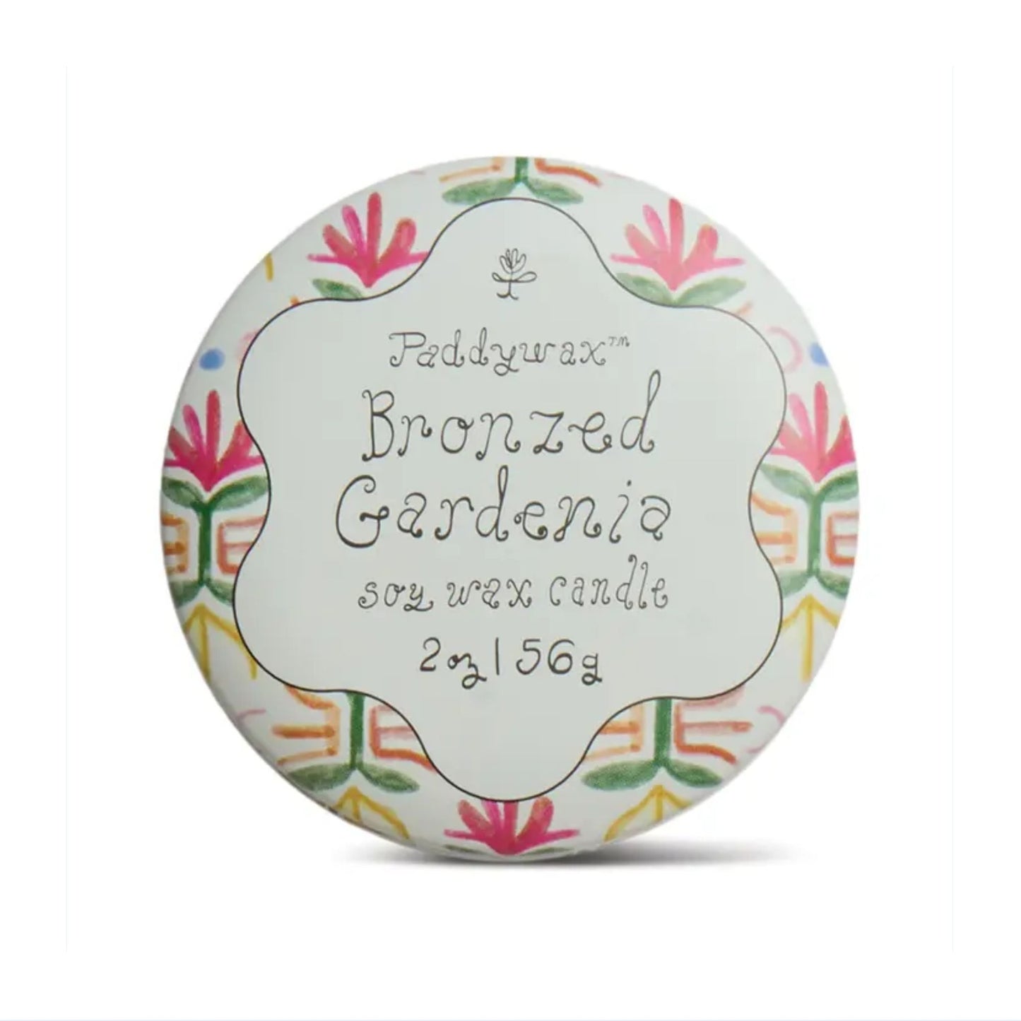 Bronzed Gardenia Tin Candle