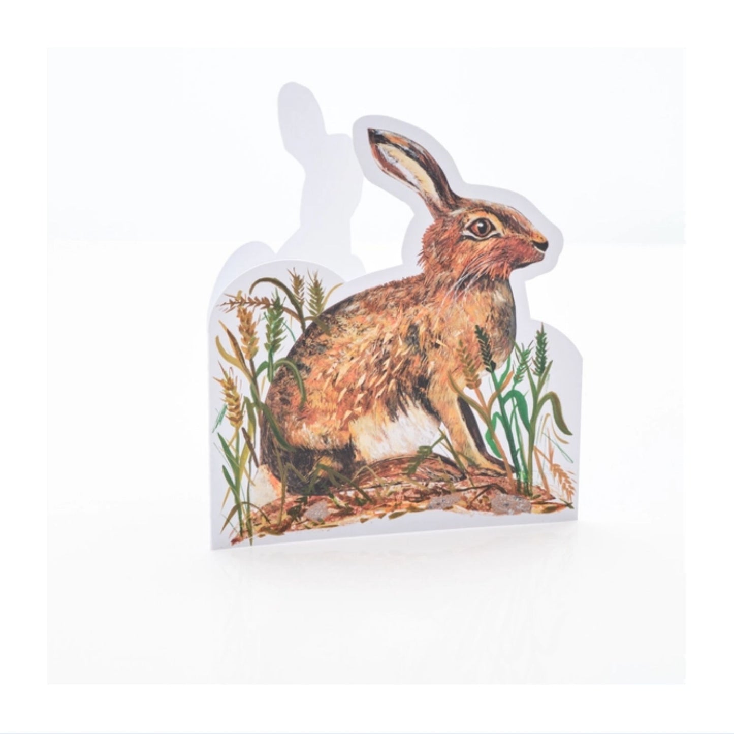 Barley Field Hare Greeting Card