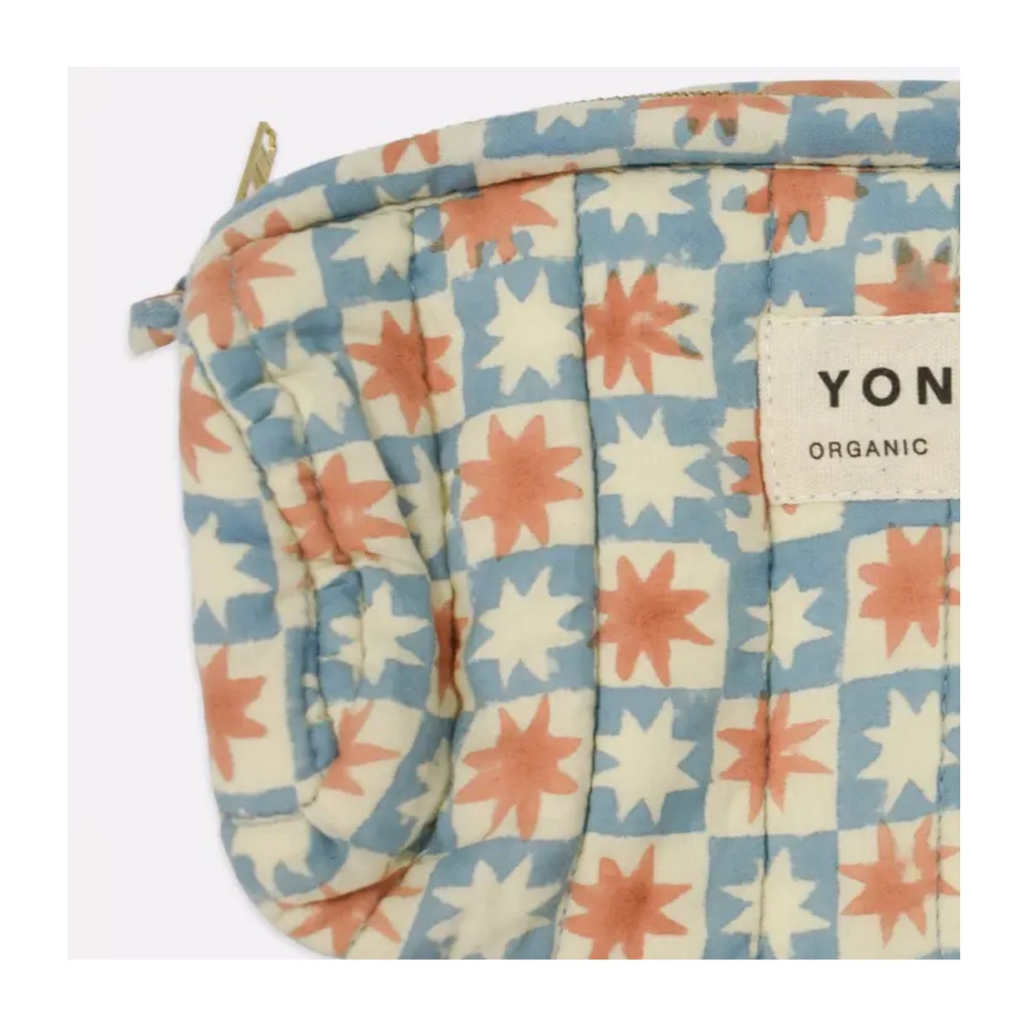 Pinwheel Quilted Zip Up Bag